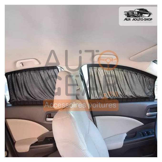 Rideau pare-soleil pour vitres latérales arrière pour Ford Fiesta