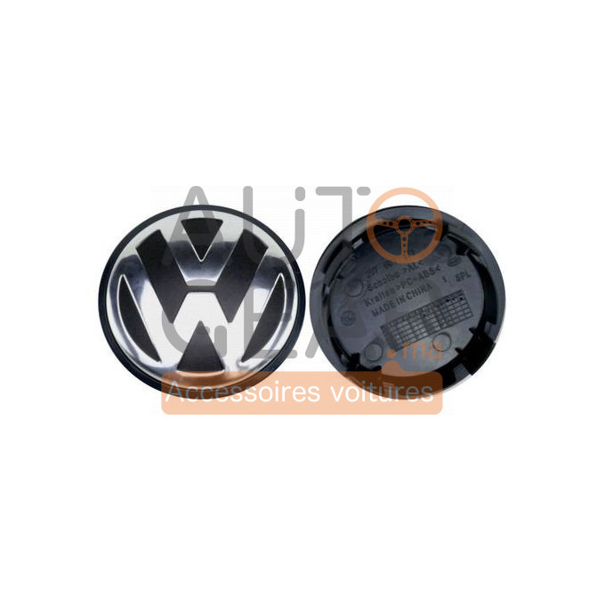 Volkswagen logo jante aluminum 4pcs , 52 mm