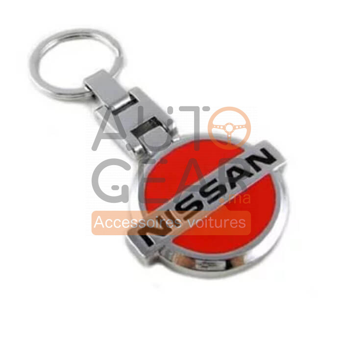 Porte Clé Nissan logo rouge
