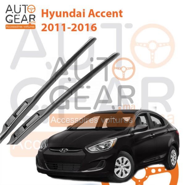 Balai d'essuie glace Hyundai Accent 2011-2012-2013-2014-2015-2016
