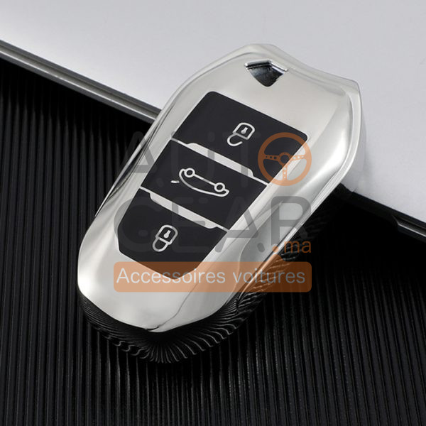 Coque de protection clé télécommande de voiture en TPU pour Peugeot Citroen DS