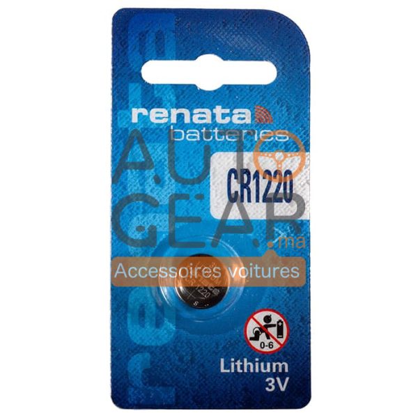 Pile Batterie au lithium Renata CR1220 3V