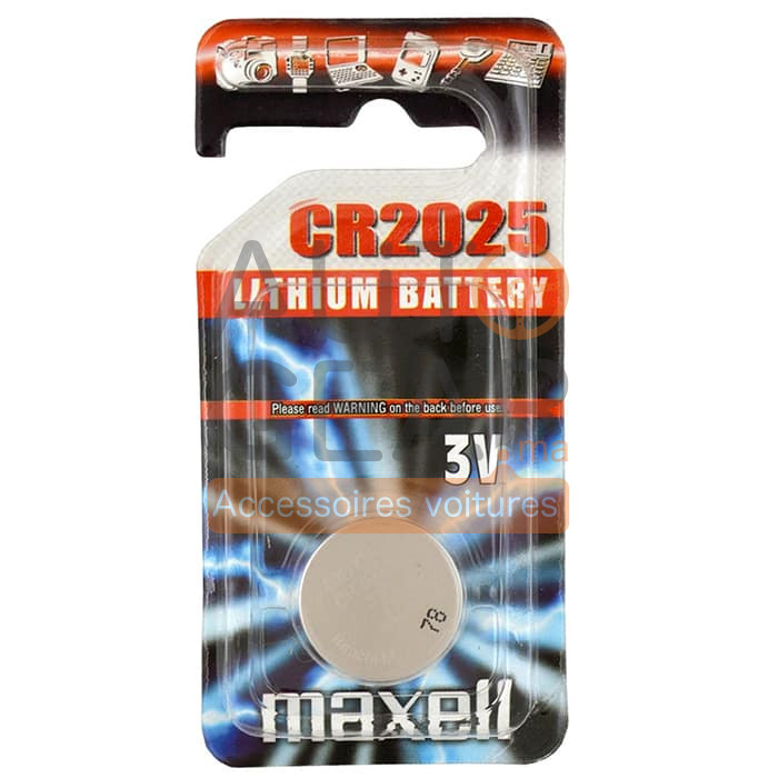 Pile Maxell Batterie au lithium CR2025 / DL2025 3V