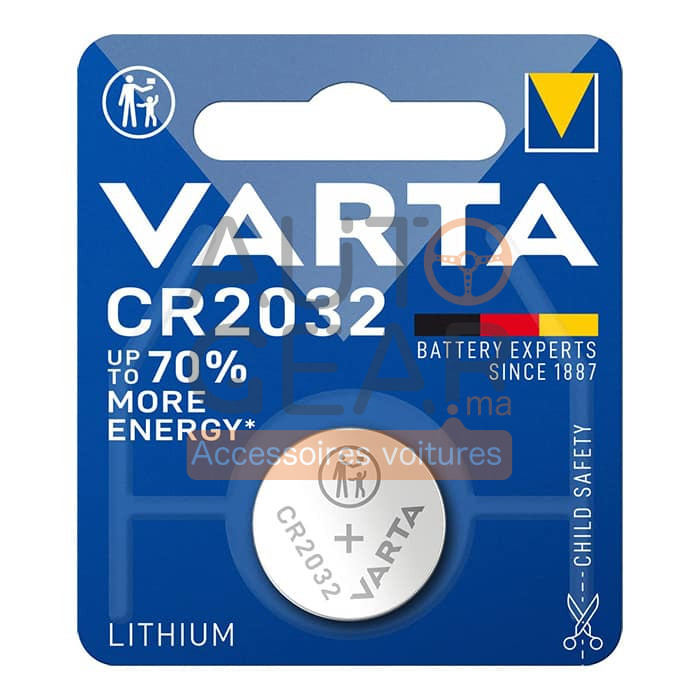 Varta Pile bouton au lithium Batterie CR2032 / DL2032 3V