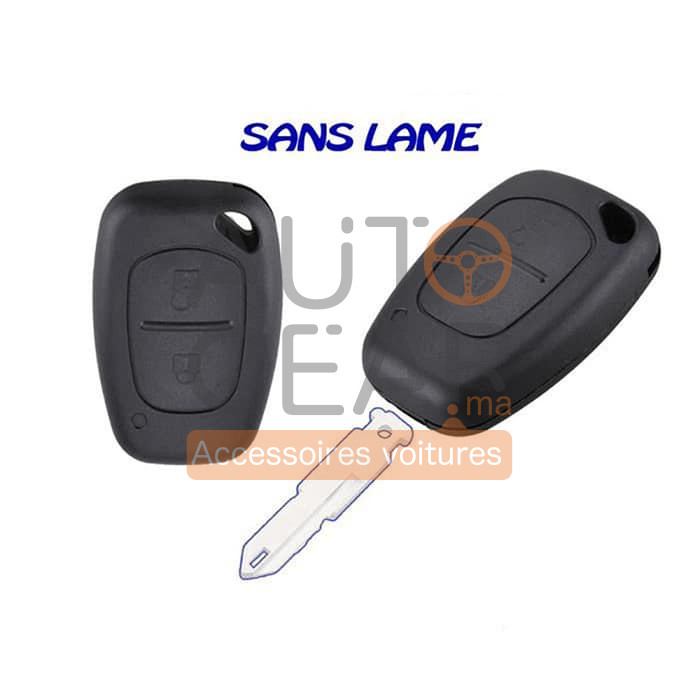 Coque Renault 2 boutons