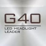 logo g40 headlight led lamp voiture