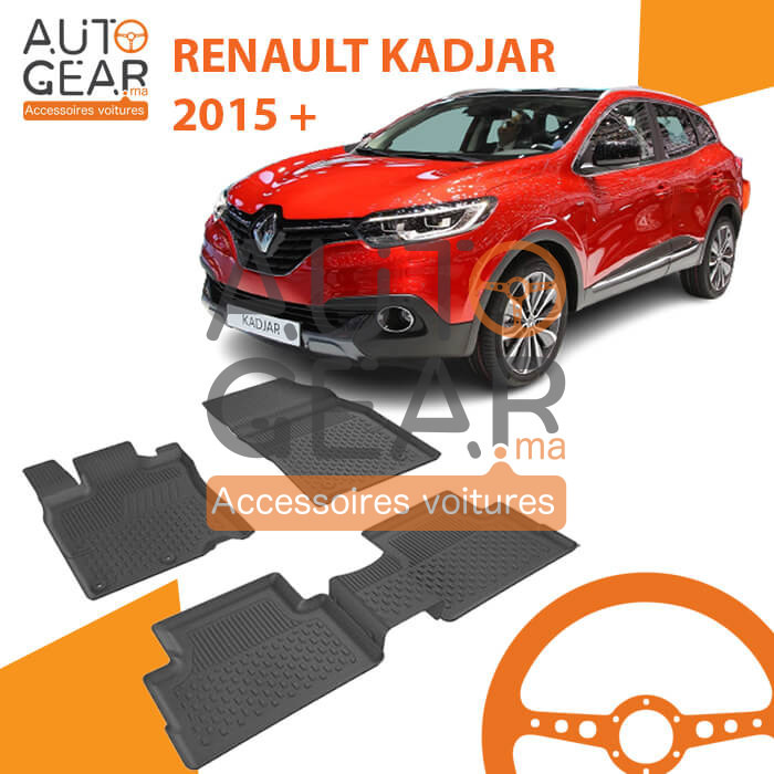 Tapis voiture Sahler 4D sur mesure Renault kadjar 2015+